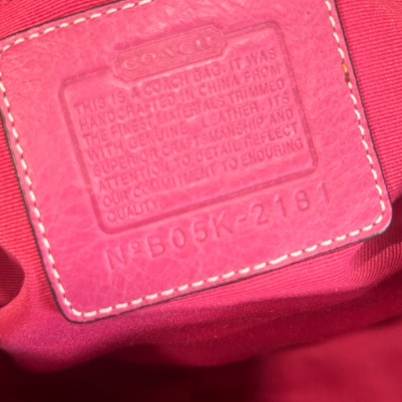 Coach Vintage Y2K Rare Pink Tie Dye 2005 Slim Tote and Wallet Like New Condition - Picture 7 of 9